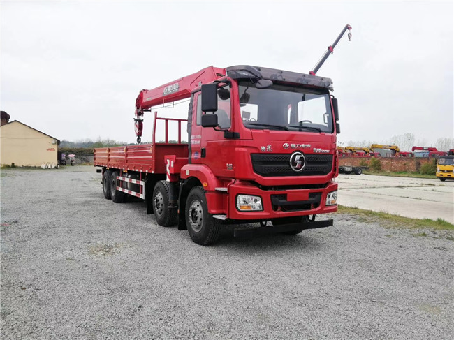 陜汽德龍新M3000前四后八14噸隨車吊